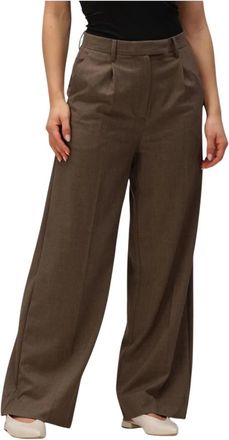 Second Female Dakota Broeken - Dames - Broeken - Bruin - Maat: S Viscose
