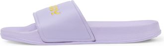 Freddy Ciabatte slider donna colori pastello con loghi a rilievo