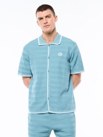 Sergio Tacchini Riva Cabana Shirt in Stillwater at Nordstrom, Size Xxx-Large