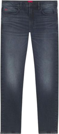 HUGO BOSS Jeans, Heren, Blauw, W35, Denim, 708 Slim-fit Jeans