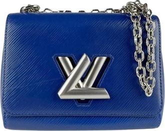 Louis Vuitton Pre-owned Vintage Epi Mini Schoudertas - Dames - Vintage Mini Tas - Blauw - ONE Size - Leer - Vintage