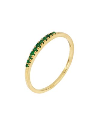 Bony Levy El Mar 18K 0.08 Ct. Tw. Emerald Stackable Ring