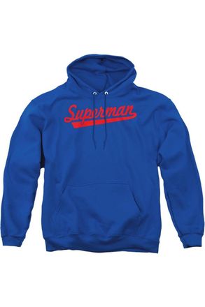 Gildan Superman S Tail Adult Pull Over Hoodie / Hooded Sweatshirt