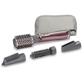 BaByliss As960e Cepillo De Aire Rotatorio 1000 W, Moldeador, 4 Cabezales: Seca, Alisa, Moldea Y Da Volumen, Tecnolog&iacute;a I&oacute;nica, 2 Temperaturas, Aire Fr&iacute;o, 2 Sen