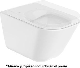 Roca Roca - Taza Suspendida Rimless Con Salida Horizontal Square The Gap