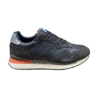 Napapijri Cork 01 Platform Sneaker - Heren - Schoenen - Blauw - Maat: 42 EU Leer