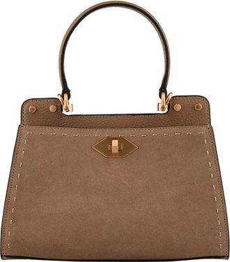 Pourchet Trianon Daim - Dames - Tassen - Bruin - Maat: ONE Size Leer