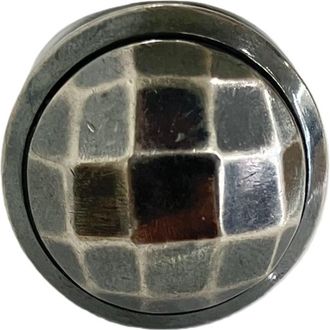 Bottega Veneta Silver Silver 925 Band Ring (Pre-Owned)