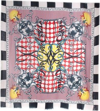 Christian Louboutin Printed Large Shawl/Scarf