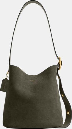 Coach Womens Bleecker Bucket Bag - Green Leather - One Size