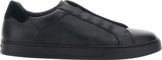 Doucal's Black Spencer Low Top Sneakers