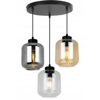 OEM L&aacute;mpara Colgante Moderna Y Elegante Con Pantalla De Cristal