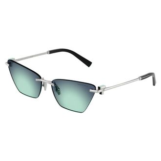 Tiffany & Co. Butterfly Zonnebril - Dames - Zonnebrillen - Grijs - 61 MM - Accessoires