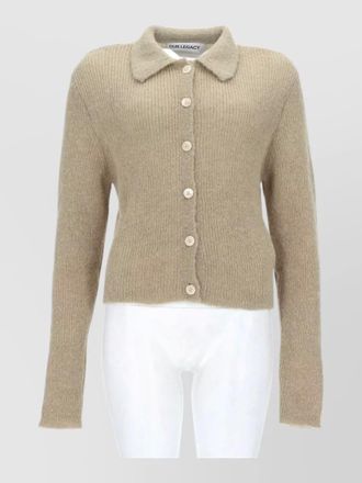 Our Legacy long sleeve ribbed knitwear crewneck top