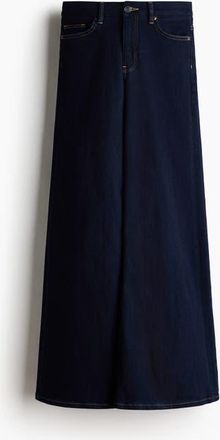 H&M Wide High Jeans in Dark Blue at Nordstrom, Size 10
