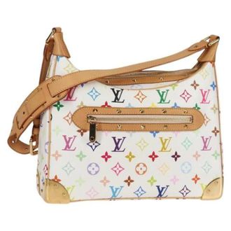 Louis Vuitton Tweedehands Canvas Louis Vuitton tassen - Dames - Pre-owned - Wit - Maat: ONE Size Leer
