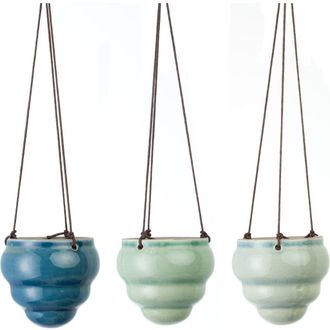 Burgon & Ball Hanging Baby Bombini Trio Vases in Stone at Nordstrom