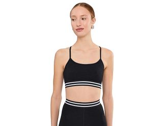 SPLITS59 Cali Active Rib Bra Womens Bra Black : XL, Polyester/Spandex