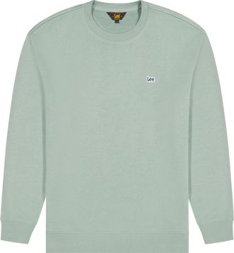 Lee Sweatshirt LEE Lee Sweatshirt Patch Crew, Herren, Gr. M, gr&uuml;n, Obermaterial: 80% Baumwolle CO. 20% Polyester Pol. recyc.., Sweatshirts Sweatshirt