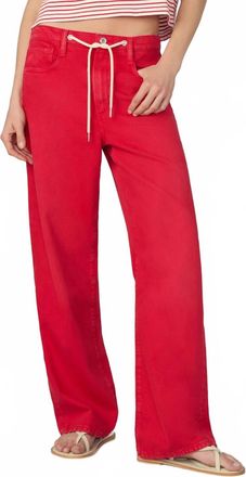Joe's Ryan Draw Cord Pants In Cherry Red