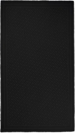 HUGO BOSS Womens Accessories Ylona Scarf in Black Wool - One Size