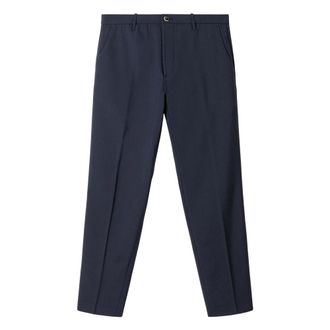 Nine In The Morning Suit Trousers, male, Blue, Size: M Giove Piatto Slim Wool Mix