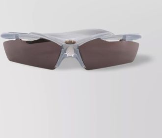 Balenciaga rectangle acetate sunglasses with curved arms