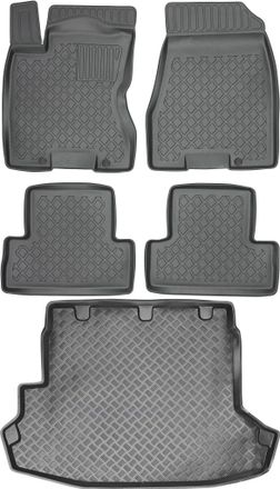 OEM Juego De Alfombrillas Para Coche Y Maletero Para Nissan X-trail Ii T31 Suv (2008-2013)