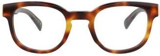 Dunhill Novelty 49mm Oval Optical Glasses in Havana Havana Transparent at Nordstrom Rack