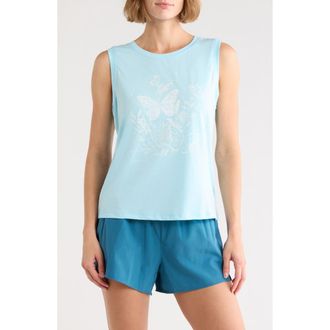 Marika Ana Graphic Tank in Ocean Current at Nordstrom Rack, Size X-Large