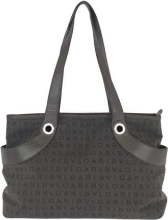 Bulgari Pre-owned Vintage Tote Bag - Dames - Vintage Shopper - Bruin - ONE Size - Leer - Vintage