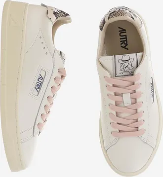 Autry Womens Sneakers Dallas Low White Leather Trainers