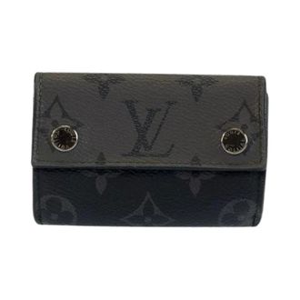 Louis Vuitton Pre-owned Wallets, male, Black, Size: ONE SIZE Pre-owned Discovery Compact Wallet Monogram Eclipse Reverse Wallet