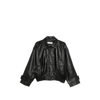 R&oacute;he Leather Blouson Jacket