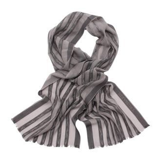 Trussardi Scarves, male, Gray, ONE SIZE, Gray Scarf 4597At Sciarpa