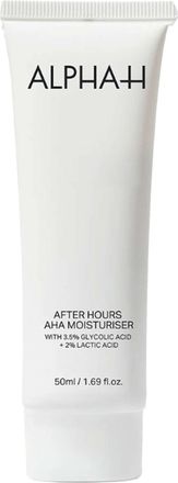 Alpha-H Womens After Hours AHA Moisturiser 3.5% Glycolic + 2.5% Lactic Acid 50ml - Cream - One Size
