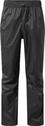Craghoppers Inpakbare overbroek voor volwassenen (Zwart)