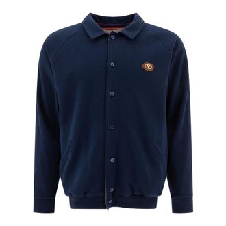 Valentino Heren, Truien, Blauw, Maat: M Katoen