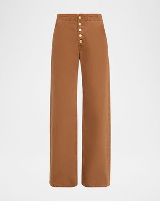 Ulla Johnson The Jasmine Low-Rise Jeans