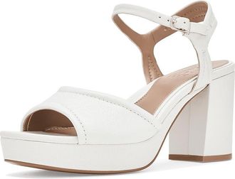 Naturalizer Petra Womens Dress Sandals Warm White Leather : 5.5 M (B), Leather/Synthetic