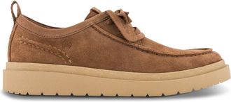 Clarks Bruine leren veterschoenen - Heren - Veterschoenen - Bruin - 44 1/2 EU - Leer - Schoenen