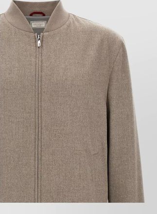 Brunello Cucinelli cashmere bomber jacket