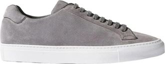 Scarosso Ugo Grigio Scamosciato Sneakers - Heren - Sneakers - Grijs - 42 1/2 EU - Leer - Schoenen