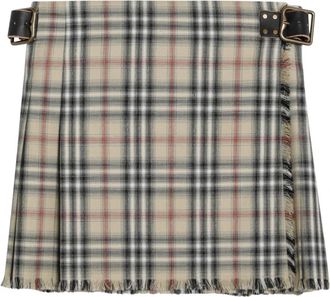 Burberry Skye Skirt - Dames - Korte rokken - Veelkleurig - S - Rokken