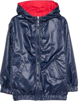 Fendi FF Logo-print Hooded Jacket