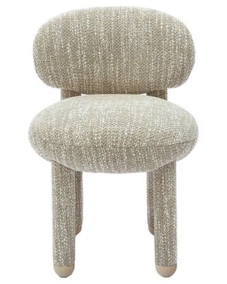 TOV Furniture Manu Knubby Performance Fabric Vanity Side Chair