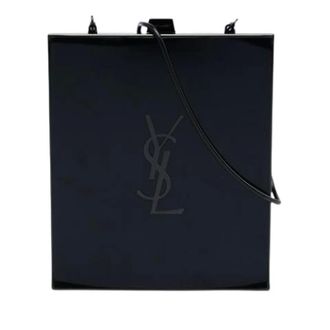 Saint Laurent Pre-owned Tuxedo Clutch - Dames - Pre-owned - Zwart - Maat: ONE Size Zijde