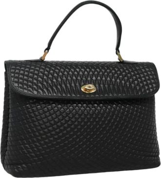 Bally Tweedehands leren handtassen - Dames - Vintage Handtas - Zwart - ONE Size - Leer - Vintage