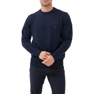 Rodd & Gunn Crewneck Cotton Sweater in Sapphire at Nordstrom, Size Xxx-Large