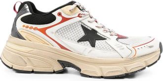 Golden Goose Lightstar Mesh Upper And Heel Leather Toe And Spur Tpu Star